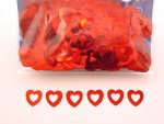 Red Hollow Heart confetti.......click for larger image