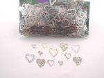 Silver Hologram Heart confetti.......click for larger image