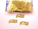 Gold Love confetti....click for larger image