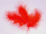 Red  Marabou Feathers.......click for larger image