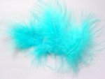 Turquoise  Marabou Feathers.......click for larger image
