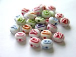 10mm Alphabet Resin Beads.....click for larger image