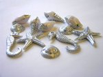 Metallised Seashore beads.....click for larger image