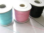 Blue,Pink and Black 1mm thread.....click for larger image