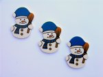 Wooden Small Snowmen...click for larger image
