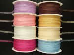 7mm Organza ribbon in eight colours .... click for larger image