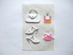 Handbag and Shoe theme Embellishment pack.....click for larger image