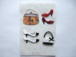Handbag and Shoe theme Embellishment pack.....click for larger image