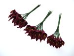 Burgundy Foam Cala Lily , in three sizes ... click for larger image