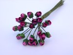 Minature rose bud cerise.......click for larger image