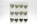 Silver Heart Embellishment pack.....click for larger image