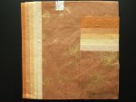 Brown and Gold printed themed Craft Paper packs .... click for larger image