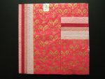 Red Fleur-de-Lys themed Craft Paper packs .... click for larger image
