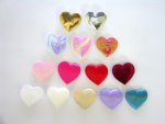 Small Fabric Hearts .... click for larger image