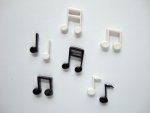 Resin Musical Notes....click for larger image