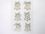 Silver Christmas Bell theme Embellishment pack.....click for larger image